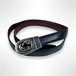 GUCCI vintage 80s GG logo belt